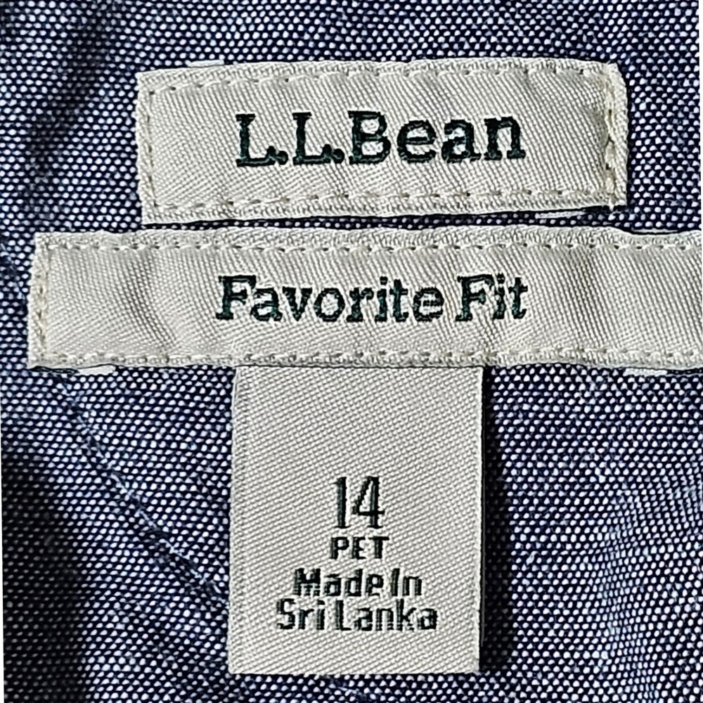 L.L.Bean Favorite Petite Fit Corduroy Pants Womens 14 Tan Classic Straight Leg‎ - Picture 2 of 13